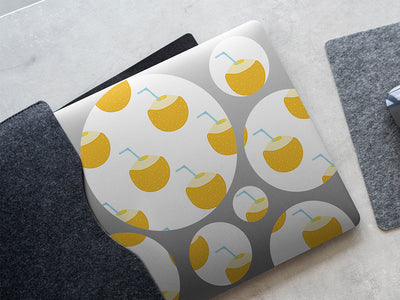 milk glass fruit DIY Laptop Stickers