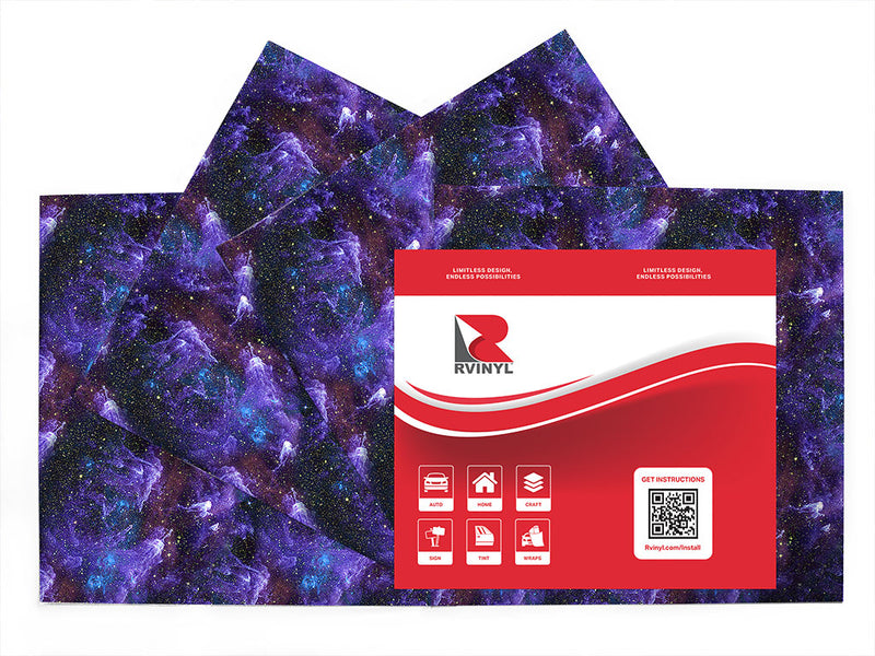 milky way galaxy Craft Vinyl Sheet Pack
