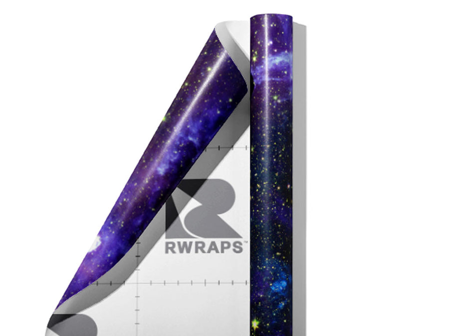 Milky Way Galaxy Wrap Film Sheets~Rwraps Series 914 Milky Way Galaxy Scrolled Sheet~5