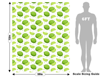 Millsweet Limetta Fruit Vehicle Wrap Scale~Rwraps Series 914 Millsweet Limetta Fruit Measurements~1