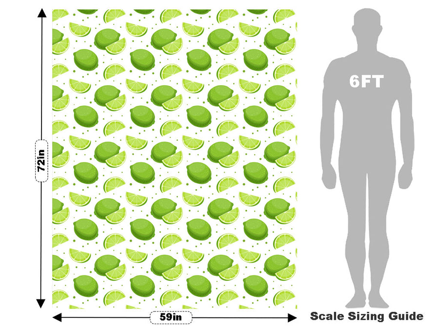 Millsweet Limetta Fruit Vehicle Wrap Scale~Rwraps Series 914 Millsweet Limetta Fruit Measurements~1