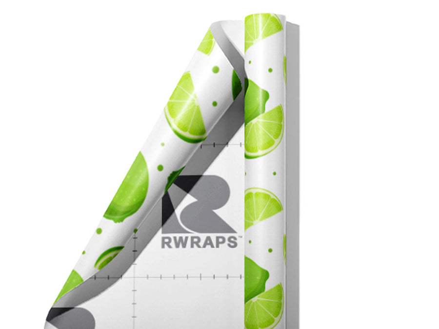 Millsweet Limetta Fruit Wrap Film Sheets~Rwraps Series 914 Millsweet Limetta Fruit Scrolled Sheet~3