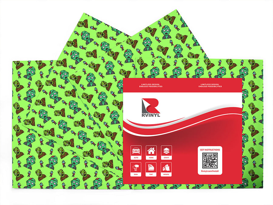 mindless ghouls horror Craft Vinyl Sheet Pack