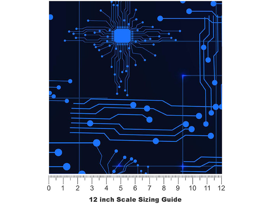 Mind's Eye Technology Vinyl Film Pattern Size 12 inch Scale~Rwraps Mind's Eye Technology Sizing Chart~3
