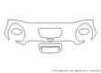 clubman 3M Clear Bra Hood Precut PPF Diagram