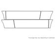 clubman 3M Clear Bra Door Cup Precut PPF Diagram