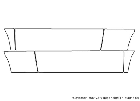 clubman 3M Clear Bra Door Cup Precut PPF Diagram