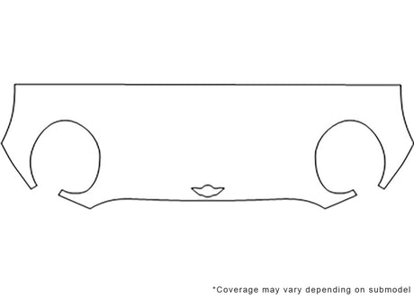 clubman 3M Clear Bra Hood Precut PPF Diagram