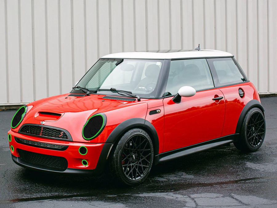 mini cooper 2002-2006 Headlight Tint Location