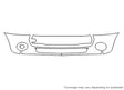 cooper Avery Dennison Clear Bra Bumper Precut PPF Diagram