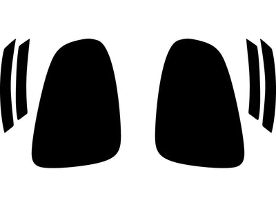 cooper (s) Precut Tail Light Tint Diagram