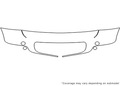 countryman Avery Dennison Clear Bra Door Cup Precut PPF Diagram