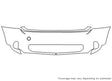 countryman 3M Clear Bra Bumper Precut PPF Diagram