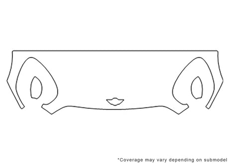 countryman 3M Clear Bra Hood Precut PPF Diagram