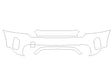 countryman Avery Dennison Clear Bra Bumper Precut PPF Diagram