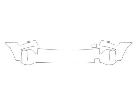 countryman Avery Dennison Clear Bra Door Cup Precut PPF Diagram
