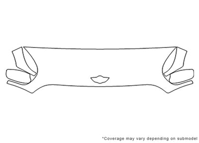 paceman 3M Clear Bra Hood Precut PPF Diagram