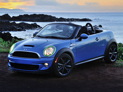 mini roadster 2012-2015 Headlight Protection Installation Location