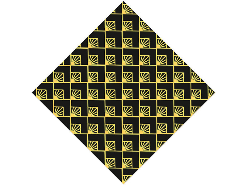 Miniature Sunrises Art Deco Vinyl Wrap Pattern
