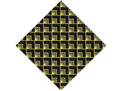 Miniature Sunrises Art Deco Vinyl Wrap Pattern