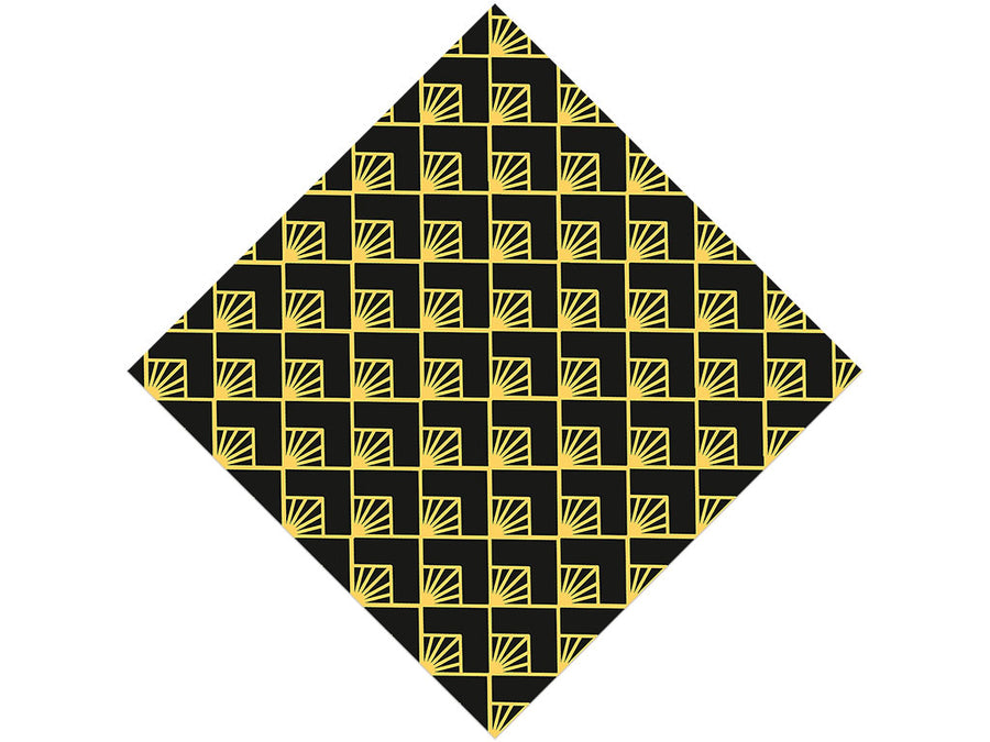 Miniature Sunrises Art Deco Vinyl Wrap Pattern