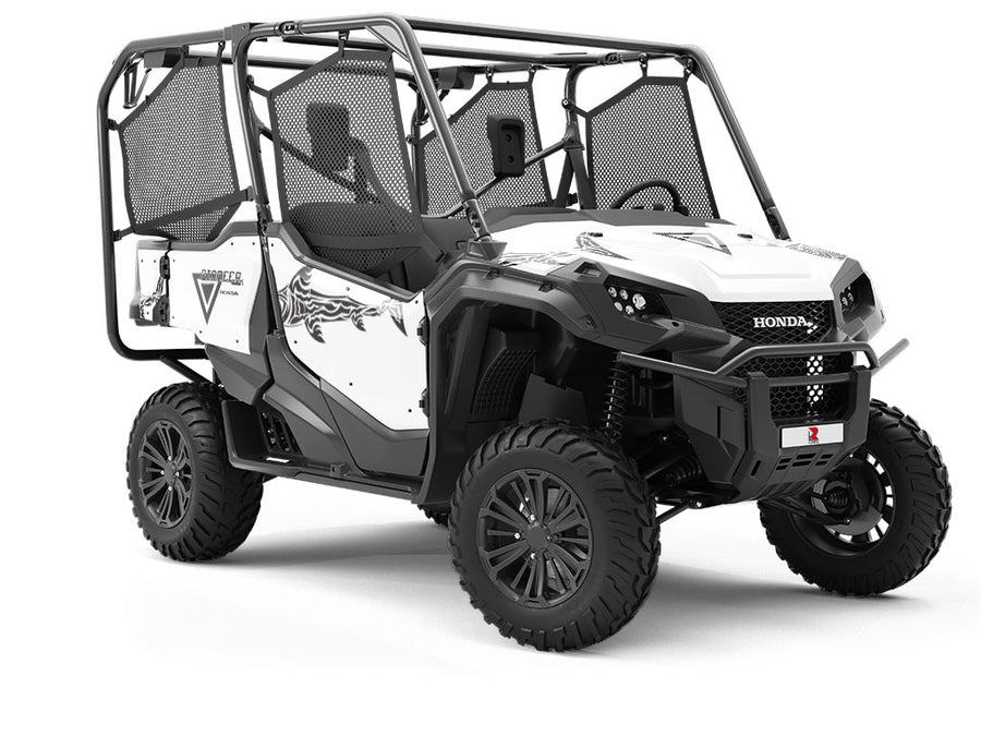 Minimalist Sharks Marine Life Utility Vehicle Vinyl Wrap
