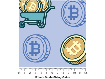 Mining Away Technology Vinyl Film Pattern Size 12 inch Scale~Rwraps Mining Away Technology Sizing Chart~3