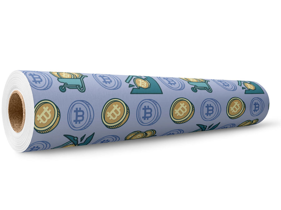 Mining Away Technology Wrap Film Wholesale Roll~Rwraps Series 914 Digitally Printed Vinyl Roll~5