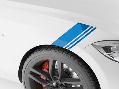 3M Light Blue Fender Stripes