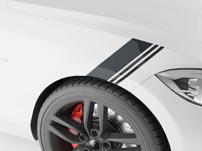 3M Nimbus Gray Fender Stripes