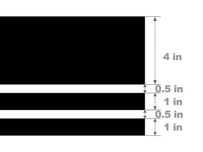 Minor Threat Fender Hash Mark Width Diagram