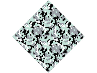 Mint Graffiti Camouflage Vinyl Wrap Pattern