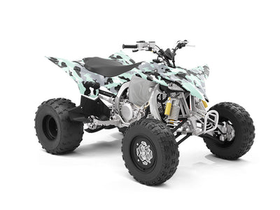 Mint Graffiti Camouflage ATV Wrapping Vinyl