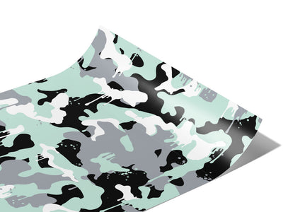 Mint Graffiti Camouflage Vinyl Wraps~Rwraps Series 914 Digitally Printed Vinyl Wrap~1
