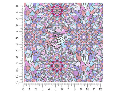 miss flora floral 1ft x 1ft Craft Sheets