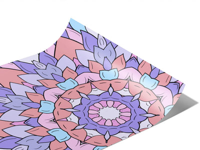 Miss Flora Floral Vinyl Wraps~Rwraps Series 914 Digitally Printed Vinyl Wrap~0
