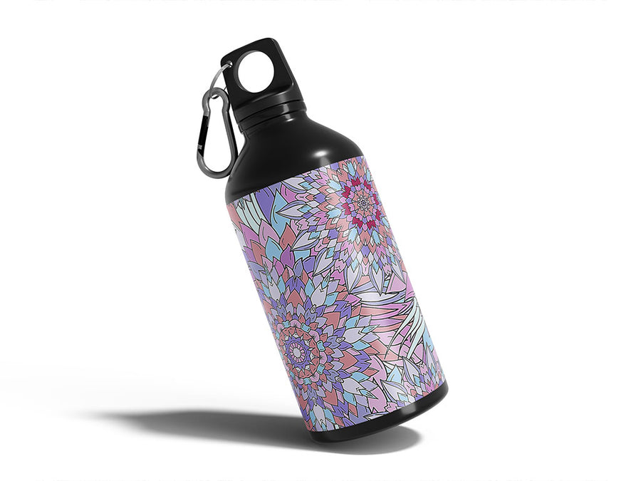 miss flora floral Water Bottle DIY Stickers