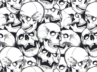 Missing Tooth Halloween Vinyl Wrap Pattern~Rwraps Series 914 Digitally Printed Vinyl Wrap~0