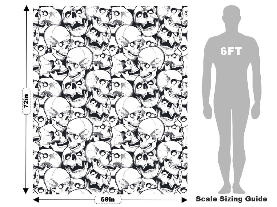 Missing Tooth Halloween Vehicle Wrap Scale~Rwraps Series 914 Missing Tooth Halloween Measurements~1