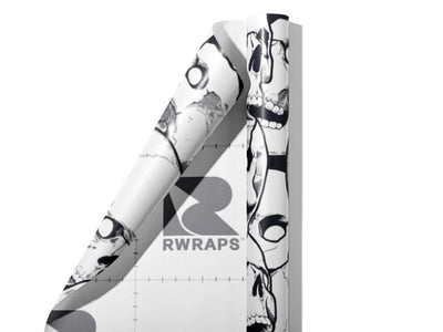 Missing Tooth Halloween Wrap Film Sheets~Rwraps Series 914 Missing Tooth Halloween Scrolled Sheet~3