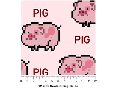 Missus Pancakes Animal Vinyl Film Pattern Size 12 inch Scale~Rwraps Missus Pancakes Animal Sizing Chart~2