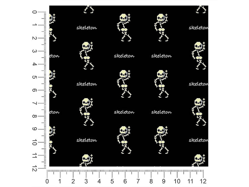 mister pixelbones skull and bones 1ft x 1ft Craft Sheets