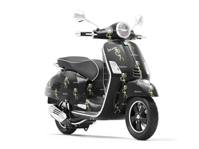 Mister Pixelbones Halloween Vespa Scooter Wrap Film