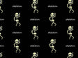 Mister Pixelbones Halloween Vinyl Wrap Pattern~Rwraps Series 914 Digitally Printed Vinyl Wrap~0