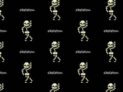 Mister Pixelbones Halloween Vinyl Wrap Pattern~Rwraps Series 914 Digitally Printed Vinyl Wrap~0