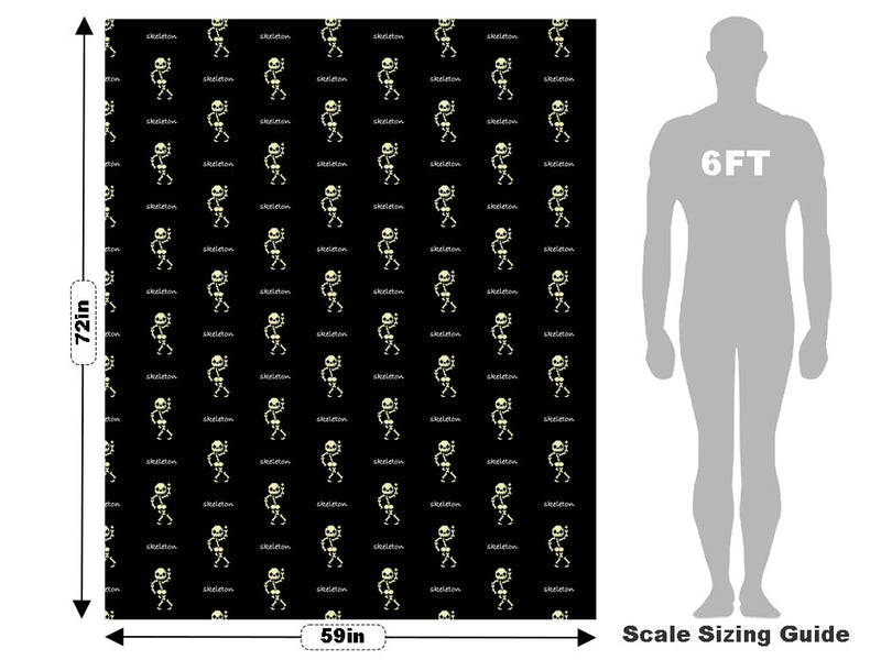 Mister Pixelbones Halloween Vehicle Wrap Scale~Rwraps Series 914 Mister Pixelbones Halloween Measurements~1