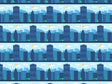 Misty Metropolis Cityscape Vinyl Wrap Pattern~Rwraps Series 914 Digitally Printed Vinyl Wrap~0