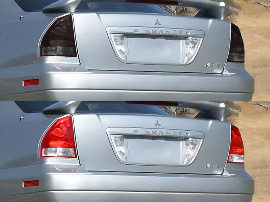 diamante Before and After Smoked Taillights