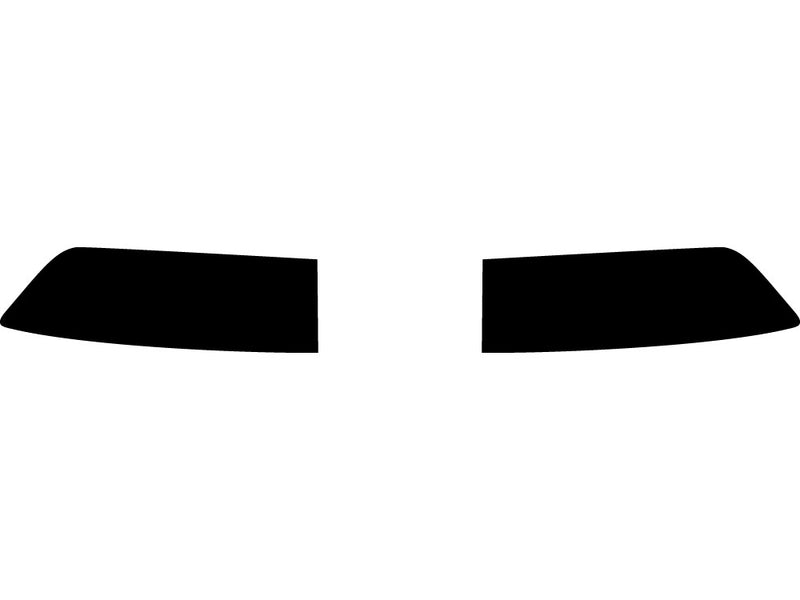 eclipse Precut Tail Light Tint Diagram