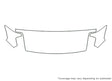 eclipse Avery Dennison Clear Bra Hood Precut PPF Diagram